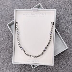 ESSENTIAL RITUAL chain collection brass necklace 22" nib